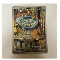 Squirtle 148/142 SV07 Stellar Crown Illustration Rare Full Art Holo EN 60HP - Image 1