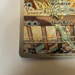 Squirtle 148/142 SV07 Stellar Crown Illustration Rare Full Art Holo EN 60HP - Image 2