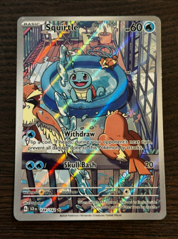 Squirtle 148/142 Illustration Rare SV07: Stellar Crown Holo - Image 1
