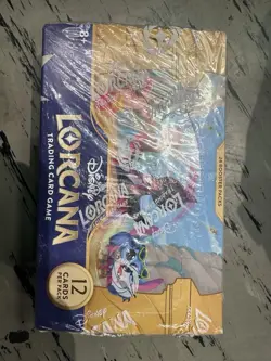 Disney Lorcana Into the Inklands Booster Box (24 Booster Packs) Sealed W Acrylic - Image 1