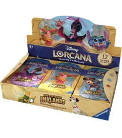 Disney Lorcana Into the Inklands Booster Box (24 Booster Packs) Sealed W Acrylic - Image 4