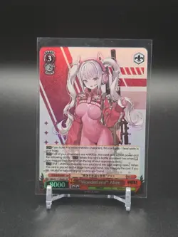 Weiss Schwarz Goddess Nikke NIK/S117-E060S Wonderland Alice SR English - Image 1