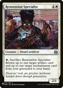 Restoration Specialist (REGULAR) x1 - MTG The List PLST #AER-21 - Image 1