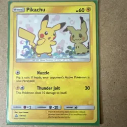 Pikachu SM162 Sun & Moon Promo Holo Pokemon TCG 2017 English 60 HP - Image 1