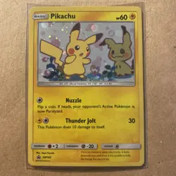 Pikachu SM162 Team Up Blister Promo Holo NM Pokemon Card TCG - Image 1