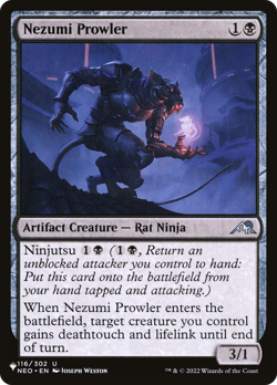 Nezumi Prowler (REGULAR) x1 - MTG The List PLST #NEO-116 - Image 1