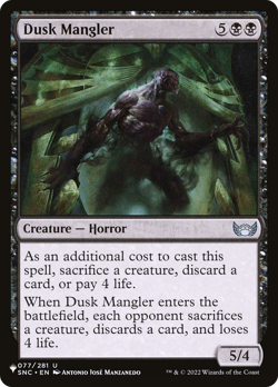 Dusk Mangler (REGULAR) x1 - MTG The List PLST #SNC-77 - Image 1