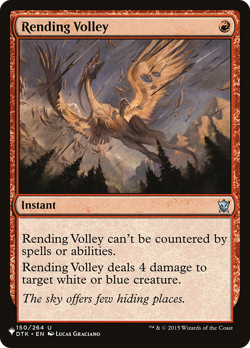 Rending Volley (REGULAR) x1 - MTG The List PLST #DTK-150 - Image 1