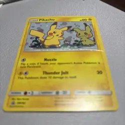 Pokemon Pikachu TCG Sun Moon Black Star Promo Holo Card SM162 - Image 4