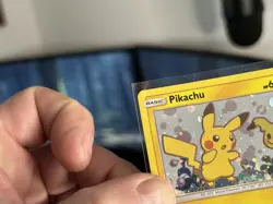 Pokemon Pikachu TCG Sun Moon Black Star Promo Holo Card SM162 - Image 3