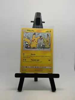 Pokemon Pikachu TCG Sun & Moon SM162 Holo Promo Card - Image 1
