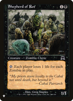 Shepherd of Rot (REGULAR) x1 - MTG The List PLST #ONS-168 - Image 1