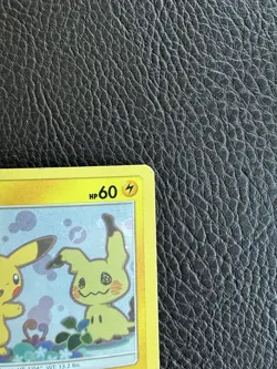 Pokemon Pikachu TCG Sun & Moon SM162 Holo Promo Card Black Star Mimikyu - Image 4