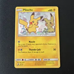 Pokemon TCG Pikachu SM162 Promo Holo Near Mint - Image 2