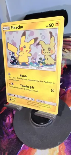 Pokemon Pikachu TCG Sun & Moon SM162 Holo Promo Card - Image 3
