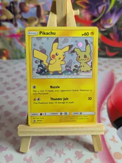 Pokemon TCG - Pikachu SM162 - Sun and Moon - Black Star Promo - NM - Image 1
