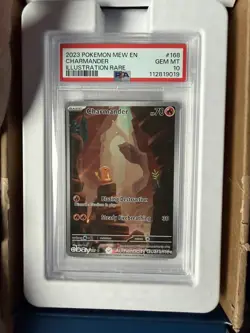 PSA 10 CHARMANDER 168/165 | 151 IR English Full Art Pokemon Card - Image 4