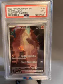 Pokemon 2023 SV Scarlet & Violet 151 Charmander 168/165 ENG IR Holo PSA 9 - Image 1