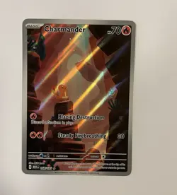 The Pokemon Company Charmander 168/165 SV 151 IR Full Art Holo English 2023 - Image 1