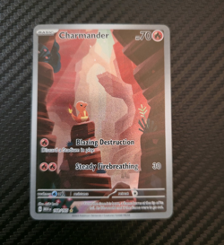 Charmander 168/165 SV Scarlet & Violet 151 IR Holo English 2023 HP 70 - Image 1