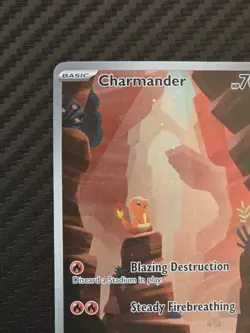 Charmander 168/165 SV Scarlet & Violet 151 IR Holo English 2023 HP 70 - Image 5