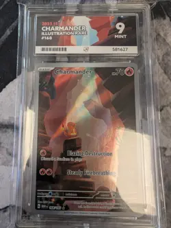 Charmander 168/165 IR Scarlet & Violet 151 Holo ACE 9 mint - Image 1