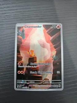 Charmander 168/165 IR English Scarlet & Violet 151 Pokemon TCG - Image 1