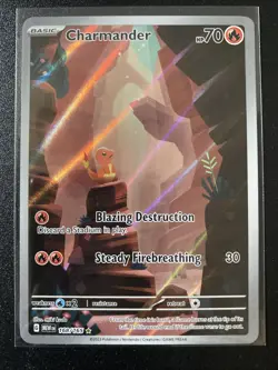 Charmander 168/165 | Pokemon TCG | S&V 151 English | IR | NM - M - Image 1