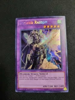 Invoked Raidjin FUEN-EN028 Secret Rare Fusion Enforcers Yu-Gi-Oh Card - Image 1