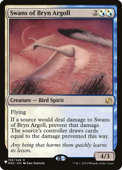Swans of Bryn Argoll (REGULAR) x1 - MTG The List PLST #MM2-199 - Image 1