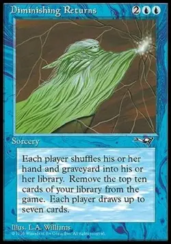"Diminishing Returns" - Magic The Gathering Card - Alliances - Image 1