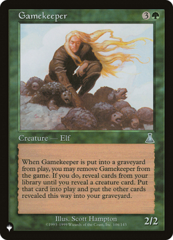 Gamekeeper (REGULAR) x1 - MTG The List PLST #UDS-106 - Image 1
