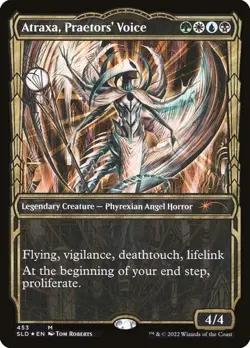 Atraxa, Praetors' Voice - Gilded Foil Showcase Secret Lair NM MTG - Image 1
