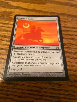 Wizards Konda's Banner Champions of Kamigawa Rare Artifact EN 259 - Image 1