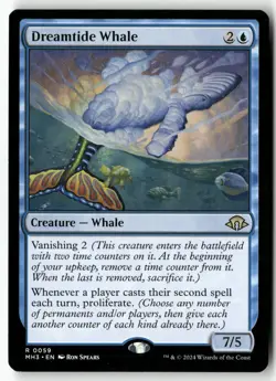 Dreamtide Whale 59 Modern Horizons 3 Rare NM - Image 1