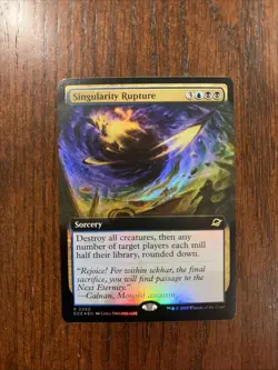 Singularity Rupture FOIL EXTENDED ART Edge of Eternities Magic MTG NM NP - Image 1