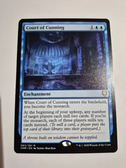 Magic the Gathering MTG - Court of Cunning - Commander Legends - NM - Image 1