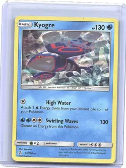 Kyogre 53/236 Pokemon TCG Sun & Moon: Cosmic Eclipse Cracked Ice Holo NM - Image 1