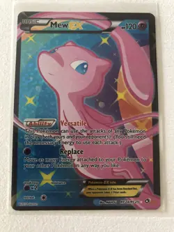 Pokemon Mew Mew Full Art 2013 Rare Holographic - Image 1