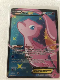 Pokemon Mew Mew Full Art 2013 Rare Holographic - Image 2
