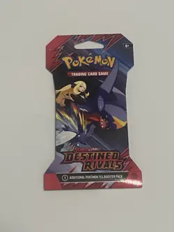 Lot of 5 Destined Rivals Booster Packs Sealed Pokemon Blister Pack - Image 1