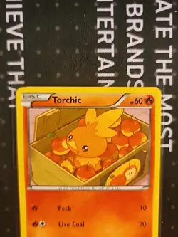 2013 Pokemon TCG Legendary Treasures: Radiant Collection Torchic RC5/RC25 CMN LP - Image 3
