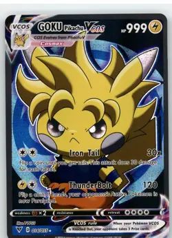 Pokemon Pikachu Poncho Cosplay - Goku Pikachu VCOS 016/055 - Fan Art Non TCG - Image 1