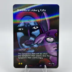 Pokedoodles Gag Teams - Spaghetti Man & Espy 94/90 HIT - Set 2 Pokemon Fan Art - Image 1
