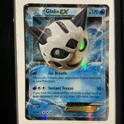 2015 Pokemon Glalie EX 34/162 XY Breakthrough Holo (Ultra Rare) - Image 1