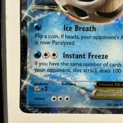 2015 Pokemon Glalie EX 34/162 XY Breakthrough Holo (Ultra Rare) - Image 4