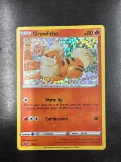 Pokemon Growlithe 4/15 Holo McDonald's Promo - Image 1