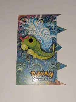 2000 Topps Pokemon Die Cut #EV1 of 12 #10 Caterpie Series 2 Chase Card - Image 1