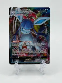 Pokemon Evolving Skies Glaceon VMAX 041/203 Holo Rare VMAX Holo - Image 1