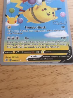 Flying Pikachu V 006/025 2022 Pokemon World Championships Celebrations 🔥🔥 - Image 3